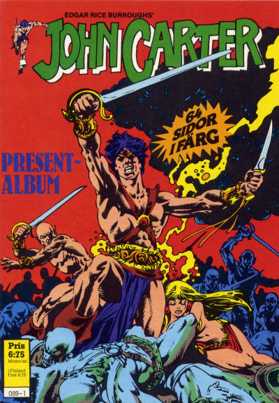 Cover for John Carter (Atlantic Förlags AB, 1979 series) 