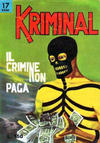 Cover for Kriminal (Editoriale Corno, 1964 series) #17