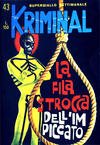 Cover for Kriminal (Editoriale Corno, 1964 series) #43