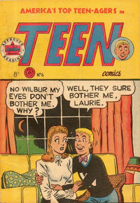 Cover for Teen Comics (H. John Edwards, 1950 ? series) #6