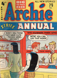 Cover Thumbnail for Archie Annual (H. John Edwards, 1950 ? series) #4