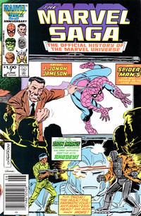 Cover Thumbnail for The Marvel Saga the Official History of the Marvel Universe (Marvel, 1985 series) #7 [Newsstand]