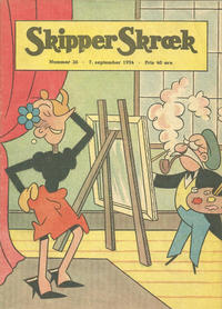 Cover Thumbnail for Skipper Skræk (Aller [DK], 1938 series) #36/1954