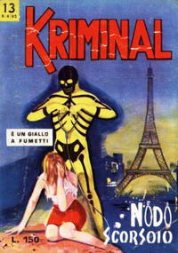 Cover Thumbnail for Kriminal (Editoriale Corno, 1964 series) #13