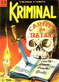 Cover Thumbnail for Kriminal (Editoriale Corno, 1964 series) #22