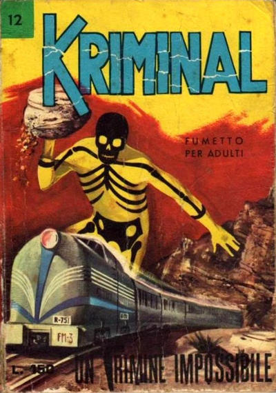 Cover for Kriminal (Editoriale Corno, 1964 series) #12