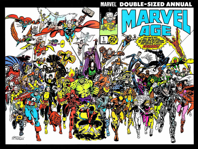Cover for Marvel Age Annual (Marvel, 1985 series) #1