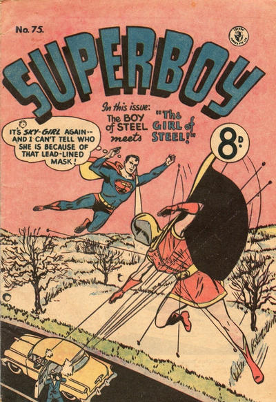 Cover for Superboy (K. G. Murray, 1949 series) #75 [Price difference]
