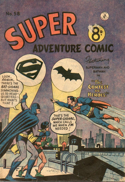 Cover for Super Adventure Comic (K. G. Murray, 1950 series) #58 [Australian]
