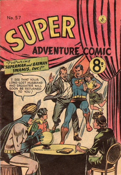Cover for Super Adventure Comic (K. G. Murray, 1950 series) #57 [Price difference]