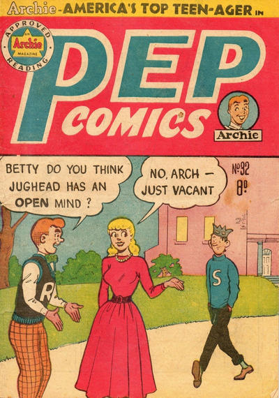 Cover for Pep Comics (H. John Edwards, 1951 series) #32