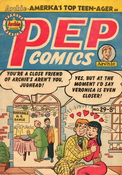 Cover for Pep Comics (H. John Edwards, 1951 series) #29