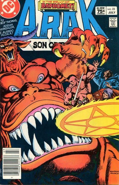 Cover for Arak / Son of Thunder (DC, 1981 series) #23 [Canadian]