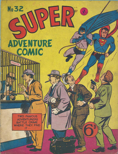Cover for Super Adventure Comic (K. G. Murray, 1950 series) #32 [Price difference]