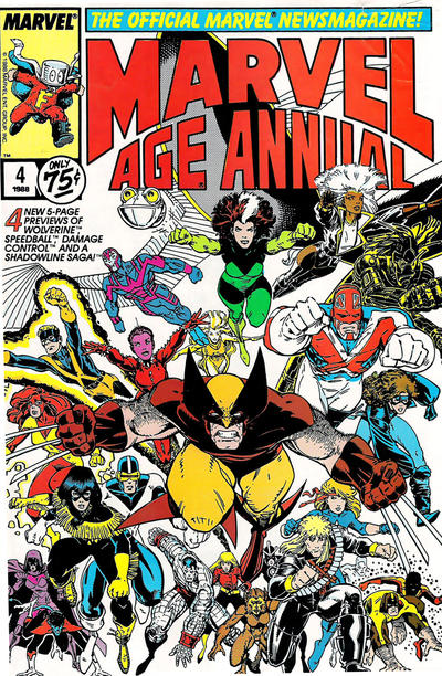 Cover for Marvel Age Annual (Marvel, 1985 series) #4