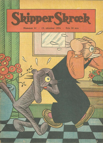 Cover for Skipper Skræk (Aller [DK], 1938 series) #41/1954