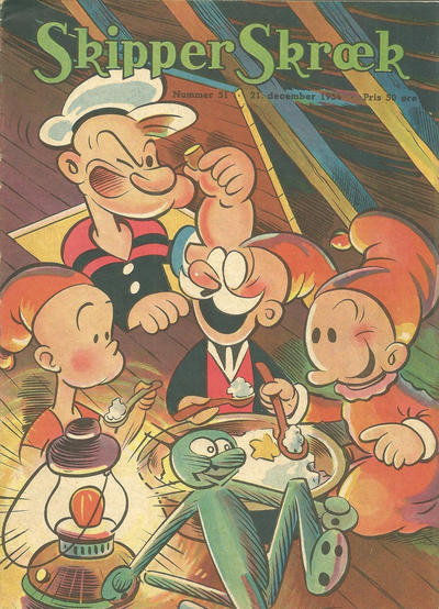 Cover for Skipper Skræk (Aller [DK], 1938 series) #51/1954