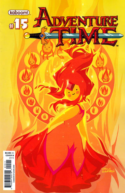 Cover for Adventure Time (Boom! Studios, 2012 series) #15 [Cover B by Emily Warren]