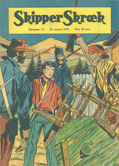 Cover for Skipper Skræk (Aller [DK], 1938 series) #13/1955