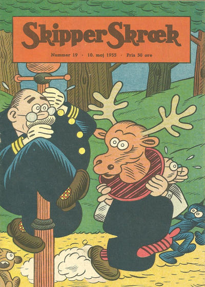 Cover for Skipper Skræk (Aller [DK], 1938 series) #19/1955