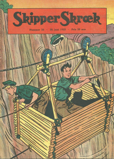 Cover for Skipper Skræk (Aller [DK], 1938 series) #26/1955