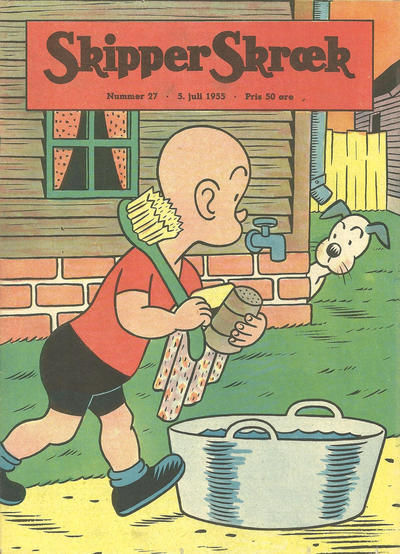 Cover for Skipper Skræk (Aller [DK], 1938 series) #27/1955