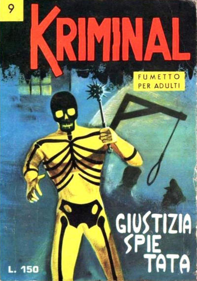 Cover for Kriminal (Editoriale Corno, 1964 series) #9