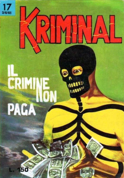 Cover for Kriminal (Editoriale Corno, 1964 series) #17