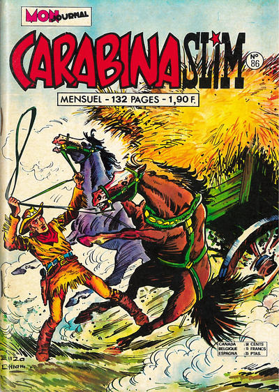 Cover for Carabina Slim (Mon Journal, 1967 series) #86