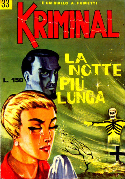 Cover for Kriminal (Editoriale Corno, 1964 series) #33