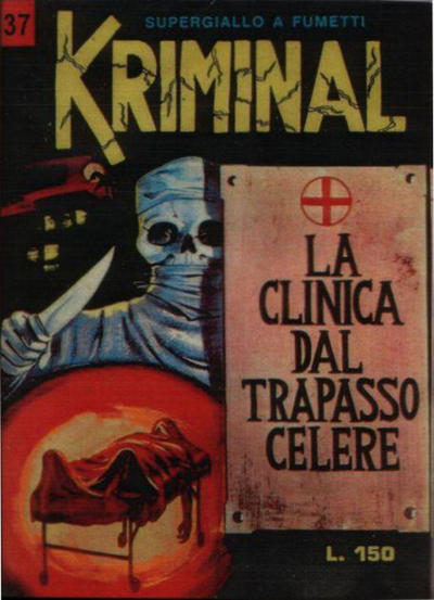 Cover for Kriminal (Editoriale Corno, 1964 series) #37
