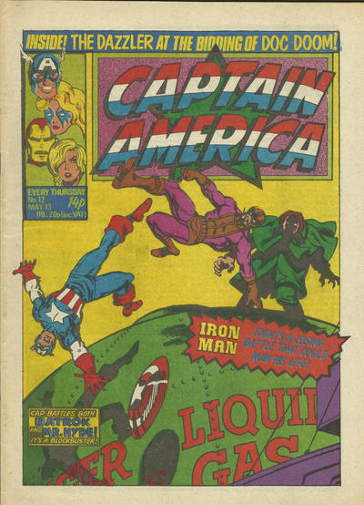 Cover for Captain America (Marvel UK, 1981 series) #12