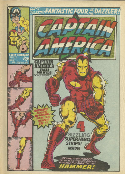 Cover for Captain America (Marvel UK, 1981 series) #9