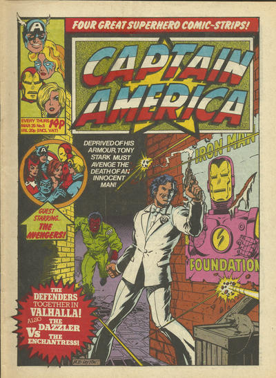 Cover for Captain America (Marvel UK, 1981 series) #5