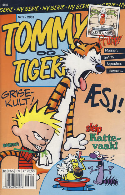 Cover for Tommy og Tigern (Bladkompaniet / Schibsted, 1989 series) #9/2001