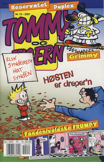 Cover for Tommy og Tigern (Bladkompaniet / Schibsted, 1989 series) #10/2001