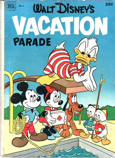 Cover for Walt Disney's Vacation Parade (Dell, 1950 series) #3 [35¢]