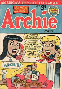 Cover Thumbnail for Archie Comics (H. John Edwards, 1956 ? series) #15