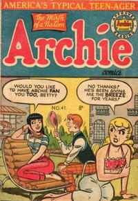 Cover Thumbnail for Archie Comics (H. John Edwards, 1950 ? series) #47