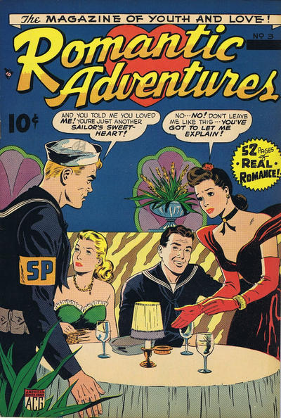 Cover for Romantic Adventures (Export Publishing, 1950 series) #3
