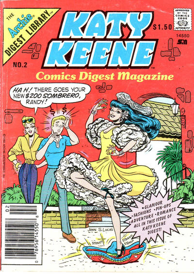Cover for Katy Keene Comics Digest Magazine (Archie, 1987 series) #2