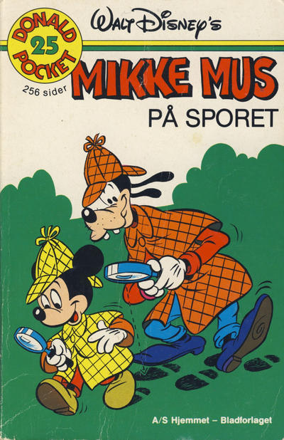 Cover for Donald Pocket (Hjemmet / Egmont, 1968 series) #25 - Mikke Mus på sporet [1. opplag]