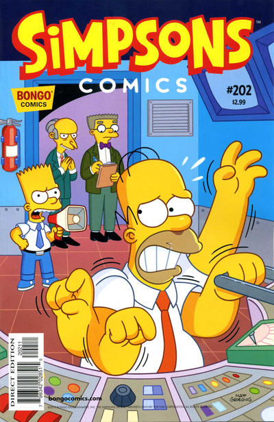 Cover for Simpsons Comics (Bongo, 1993 series) #202
