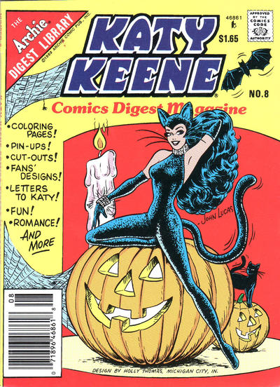 Cover for Katy Keene Comics Digest Magazine (Archie, 1987 series) #8 [Canadian]