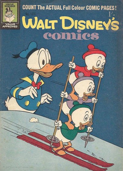 Cover for Walt Disney's Comics (W. G. Publications; Wogan Publications, 1946 series) #191