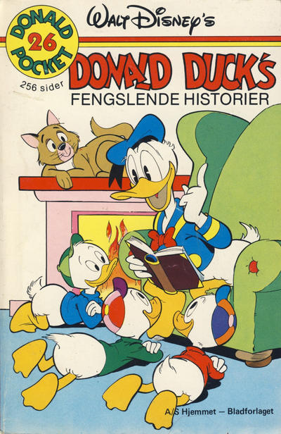 Cover for Donald Pocket (Hjemmet / Egmont, 1968 series) #26 - Donald Duck's fengslende historier [1. opplag]