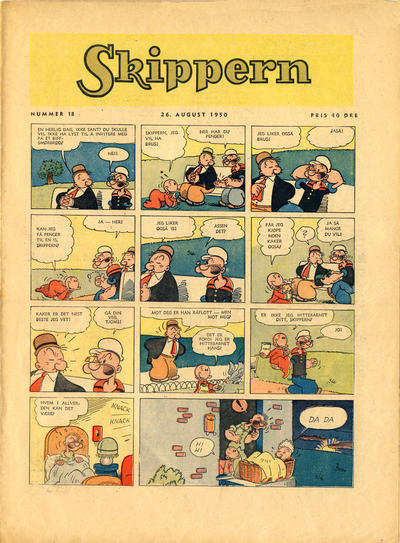 Cover for Skippern (Allers Forlag, 1947 series) #18/1950
