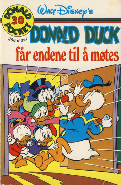 Cover for Donald Pocket (Hjemmet / Egmont, 1968 series) #30 - Donald Duck får endene til å møtes [1. opplag]