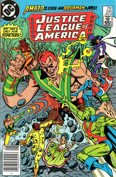 Cover for Justice League of America (DC, 1960 series) #241 [Newsstand]