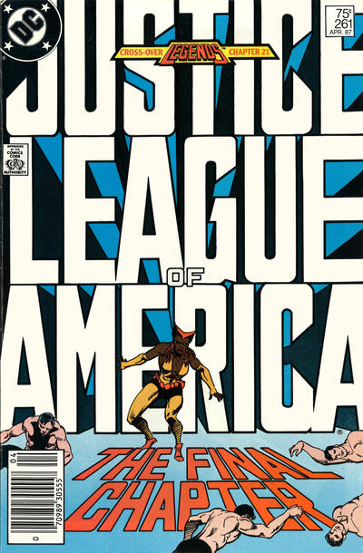 Cover for Justice League of America (DC, 1960 series) #261 [Newsstand]